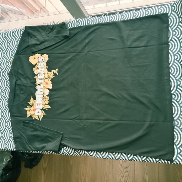 Denim Tears Kapok Retro Avatar Oil Painting Casual Short Sleeve - Picture 4 of 5